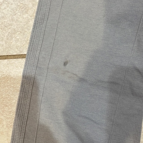 Lululemon Ebb To Street Gray Seamless Crop Leggings 6 - Picture 7 of 10
